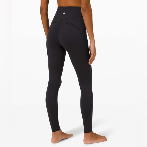 Lululemon Get in Line Super High-Rise Tight 28"
Black Yoga Gym Workout Leggings - Picture 2 of 15